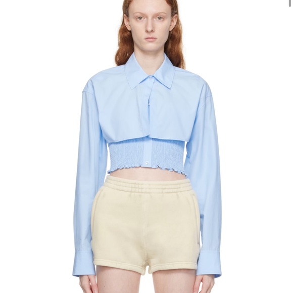 NWT Alexander wang smocked cami overshirt twinset - Picture 2 of 7